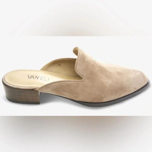 Vaneli Teja Mule - Military Suede / Brown Suede Slip-On Shoes / Size 7 - Picture 7 of 12